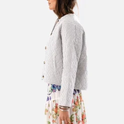 Jackets|Coats|Rotate Sunday Lollys Laundry Emilia Quilted Cotton Jacket - L