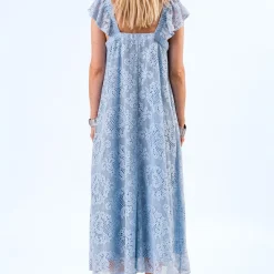 Dresses|Dresses|Dr. Martens Lollys Laundry MilanLL SL Cotton-Blend Lace Midi Dress - XS
