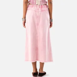 Skirts|Skirts|Lollys Laundry Normandie Denim Midi Skirt - XS