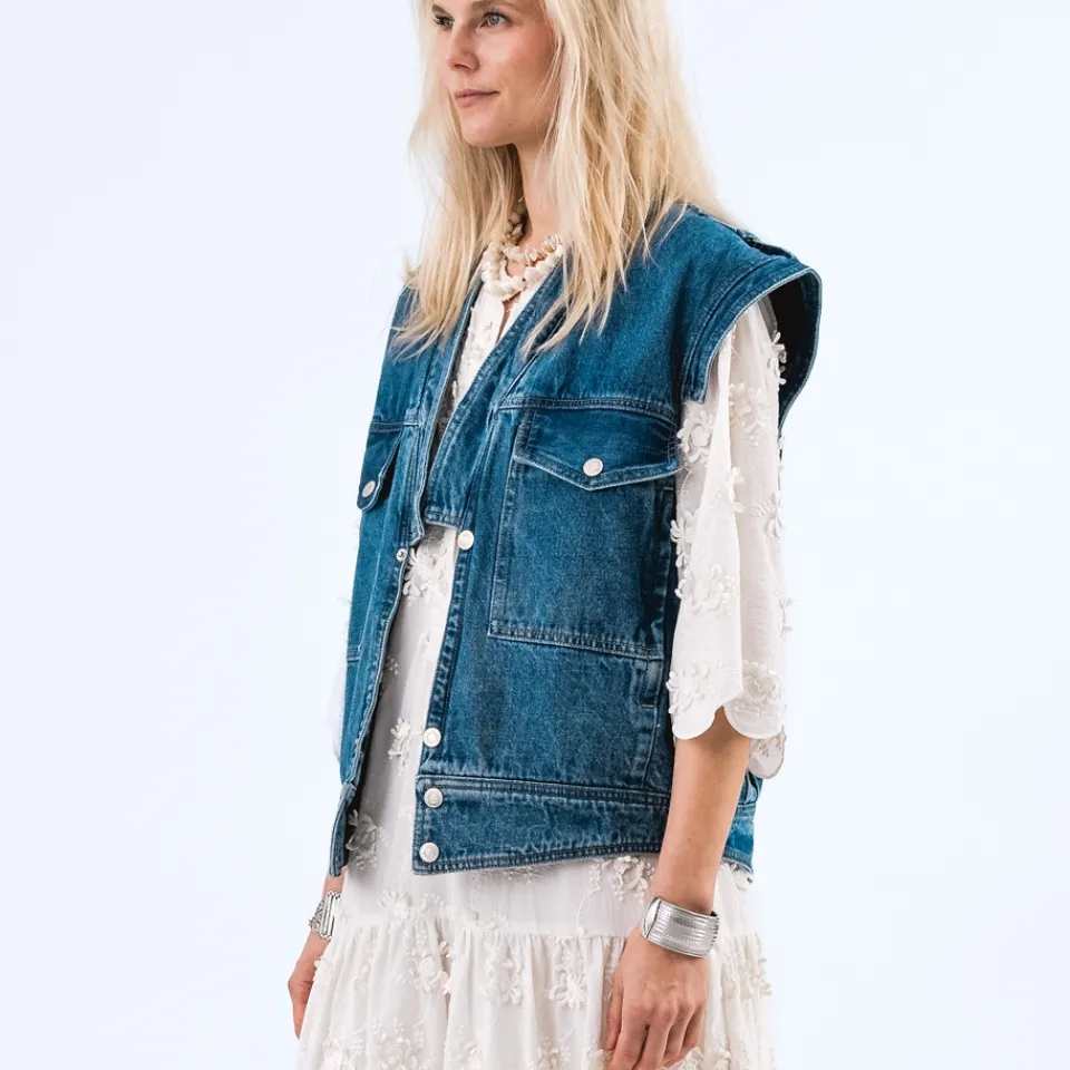 Jackets|Coats|Toit Volant Lollys Laundry SamLL Denim Vest - M