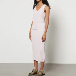Co-Ord Sets|T-Shirts And Tops|Maison Kitsuné Baby Fox Patch Cotton Blend Ribbed Tank Top - S