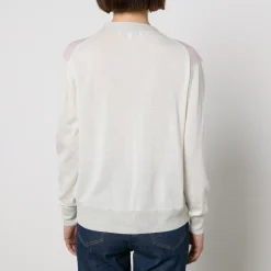 Knitwear|Maison Kitsuné Baby Fox Patch Wool Cardigan - L
