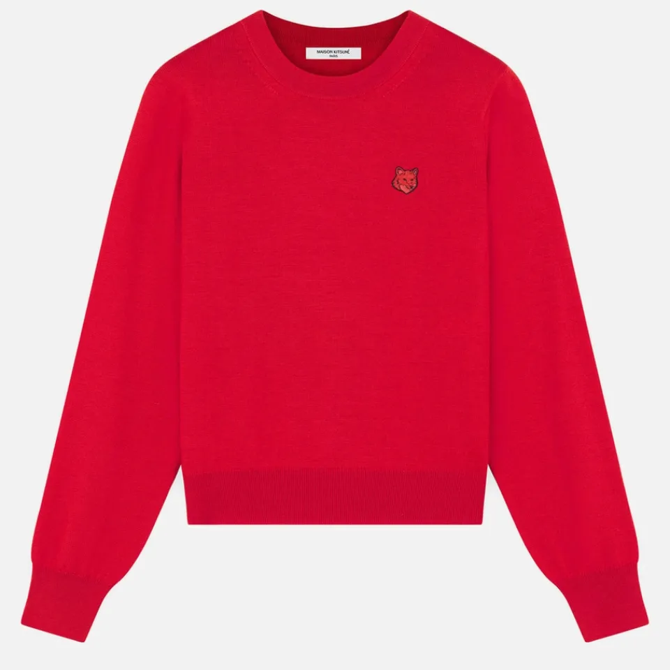 Loungewear|Knitwear|Maison Kitsuné Bold Fox Head Merino Wool Jumper - XL
