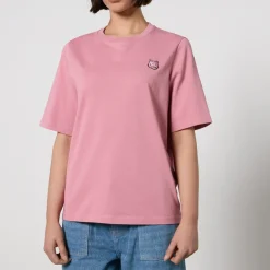 Loungewear|T-Shirts And Tops|Maison Kitsuné Bold Fox Head Patch Comfort Cotton Jersey T-Shirt - L