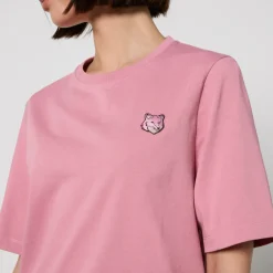 Loungewear|T-Shirts And Tops|Maison Kitsuné Bold Fox Head Patch Comfort Cotton Jersey T-Shirt - L