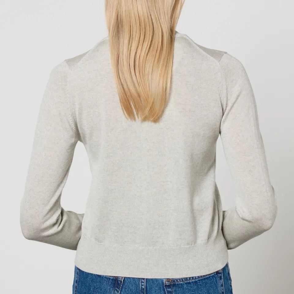 Knitwear|Maison Kitsuné Bold Fox Head Wool Cardigan - M