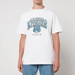 T-Shirts|T-Shirts|Maison Kitsuné Campus Fox Cotton T-Shirt - S