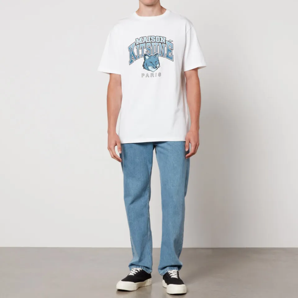 T-Shirts|T-Shirts|Maison Kitsuné Campus Fox Cotton T-Shirt - S