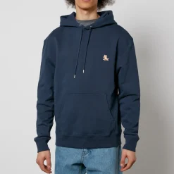 Sweatshirts|Maison Kitsuné Chillax Patch Regular Cotton Hoodie - S