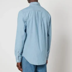 Shirts|Shirts|Maison Kitsuné Classic Institutional Fox Head Denim Shirt - 42/XL
