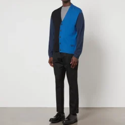 Cardigans|Knitwear|Dr. Martens Maison Kitsuné Cotton and Wool-Blend Cardigan - S