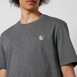 T-Shirts|T-Shirts|Maison Kitsuné Cotton-Jersey Fox Head Patch T-Shirt - L