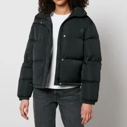 Jackets|Coats|Maison Kitsuné Cropped Nylon Down Jacket - L