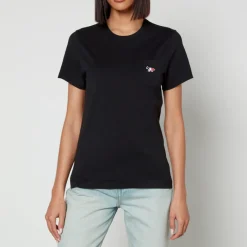 Loungewear|T-Shirts And Tops|Maison Kitsuné Embroidered Cotton T-Shirt - XS