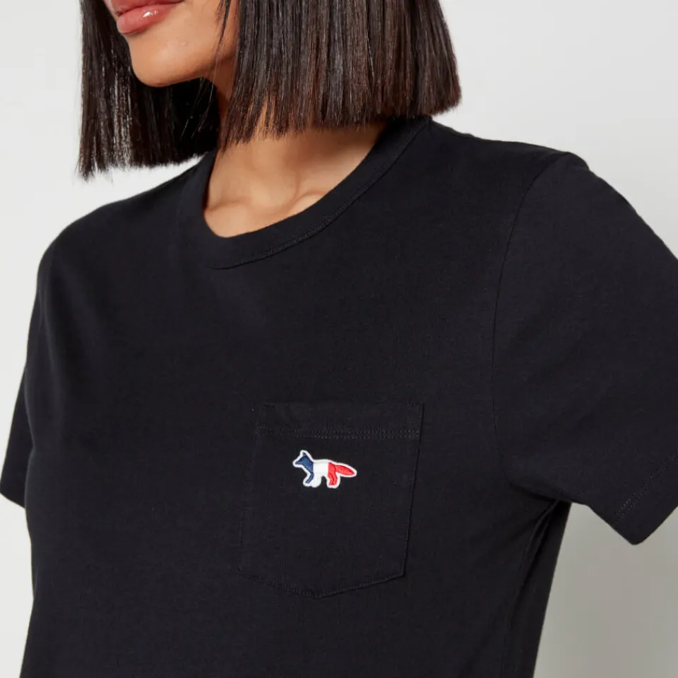Loungewear|T-Shirts And Tops|Maison Kitsuné Embroidered Cotton T-Shirt - XS