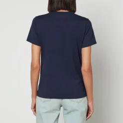 Loungewear|T-Shirts And Tops|Maison Kitsuné Embroidered Cotton T-Shirt - XS