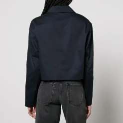 Jackets|Coats|Dr. Martens Maison Kitsuné Embroidered Cotton-Twill Cropped Jacket - S