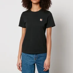Loungewear|T-Shirts And Tops|Maison Kitsuné Fox Head Cotton-Jersey T-Shirt - XS