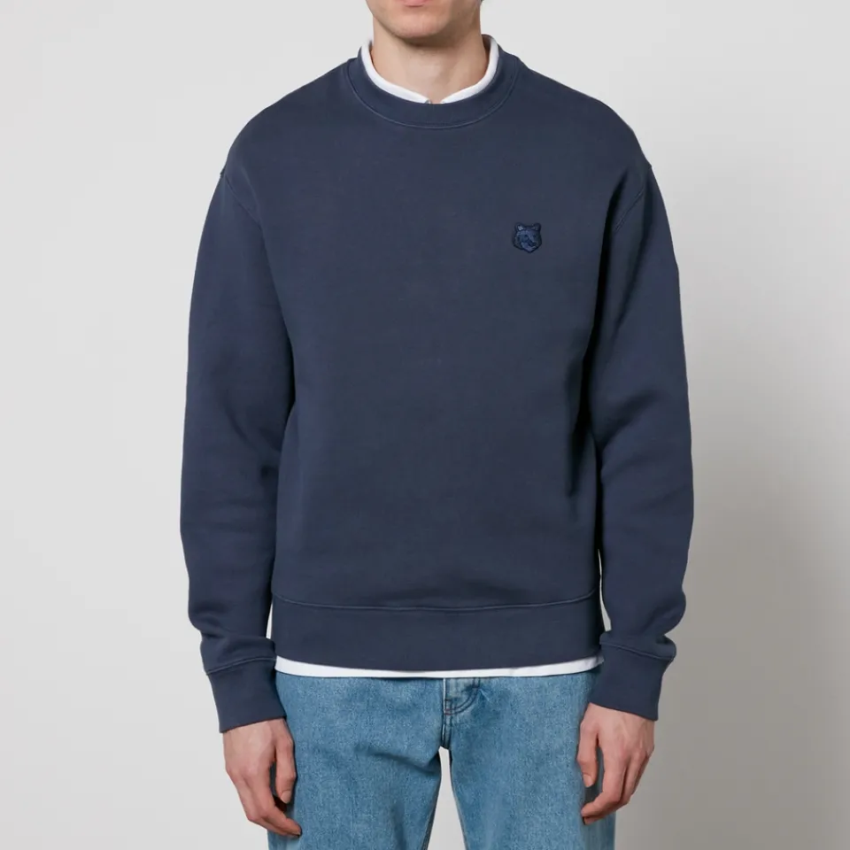 Loungewear|Sweatshirts|Maison Kitsuné Fox Head Cotton-Jersey Sweatshirt - S