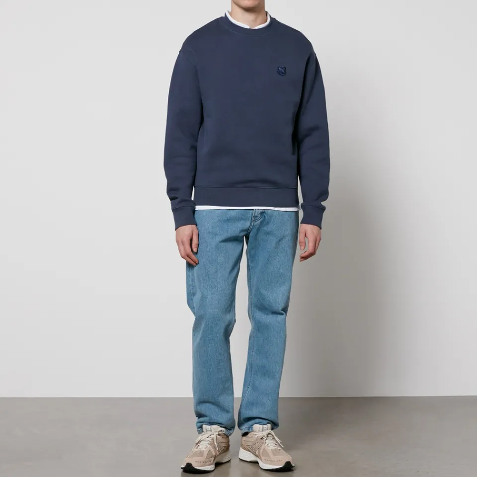 Loungewear|Sweatshirts|Maison Kitsuné Fox Head Cotton-Jersey Sweatshirt - S