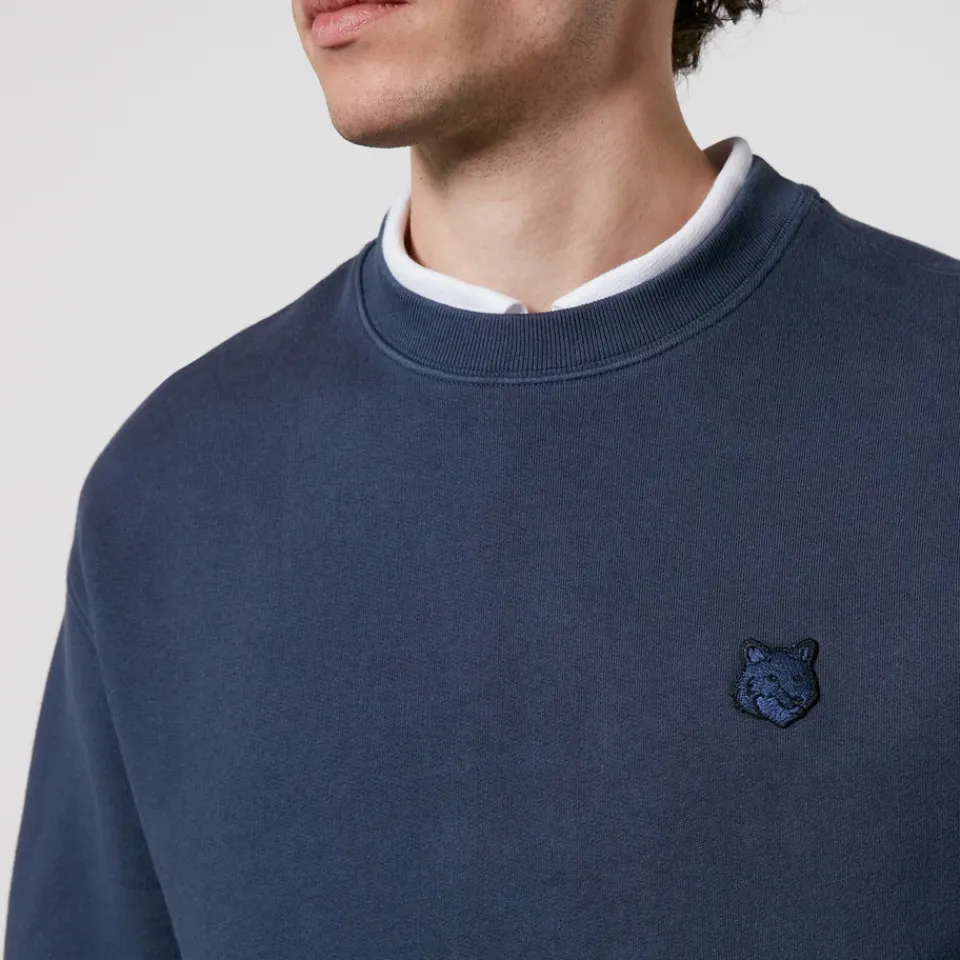 Loungewear|Sweatshirts|Maison Kitsuné Fox Head Cotton-Jersey Sweatshirt - S