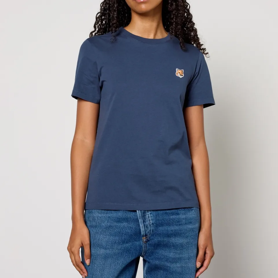 Loungewear|T-Shirts And Tops|Barbour Maison Kitsuné Fox Head Cotton-Jersey T-Shirt - XS