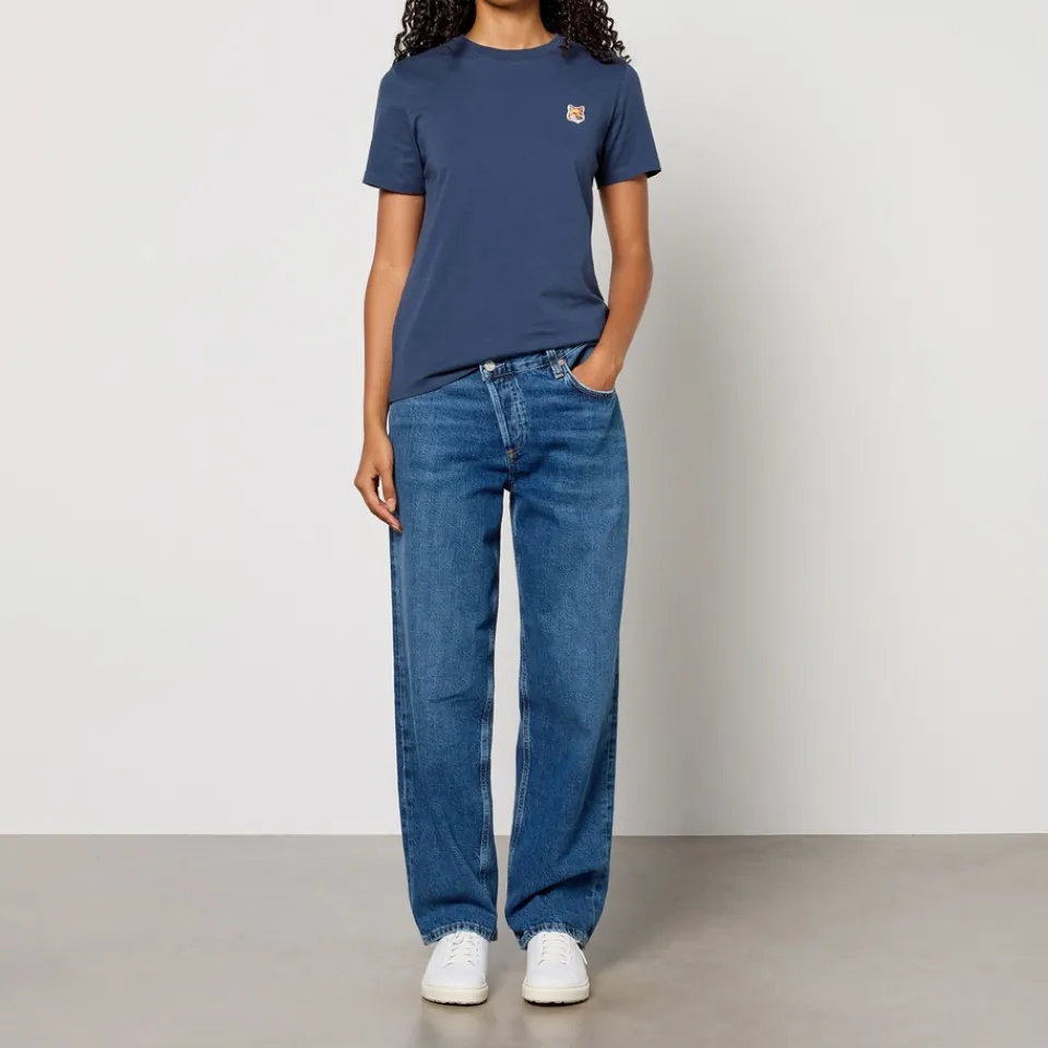 Loungewear|T-Shirts And Tops|Barbour Maison Kitsuné Fox Head Cotton-Jersey T-Shirt - XS