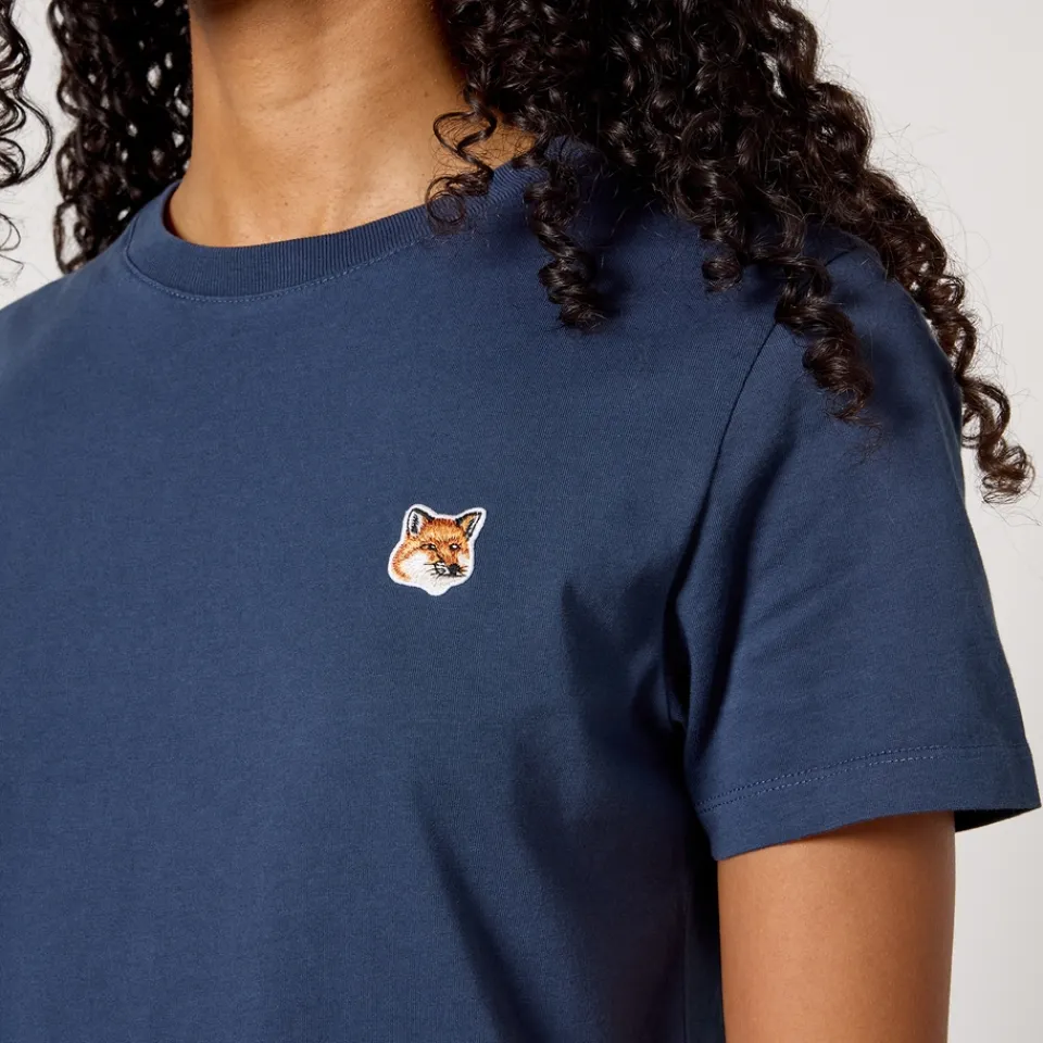 Loungewear|T-Shirts And Tops|Barbour Maison Kitsuné Fox Head Cotton-Jersey T-Shirt - XS