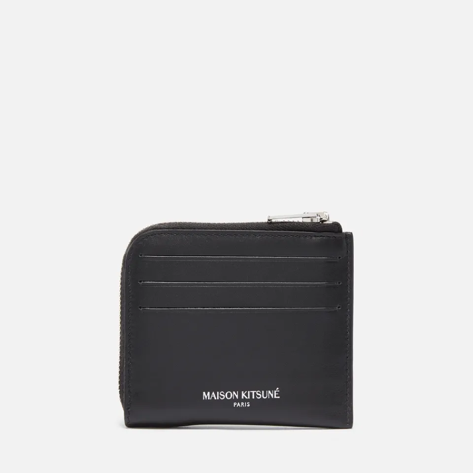 Wallets|Dr. Martens Maison Kitsuné Fox Head Leather Zipped Cardholder