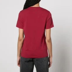 Loungewear|T-Shirts And Tops|Maison Kitsuné Fox Head Patch Cotton-Jersey T-Shirt - S