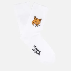 Underwear|Maison Kitsuné Fox Head Ribbed-Knit Socks - EU36/39