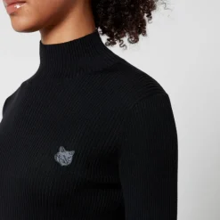 Loungewear|Knitwear|Maison Kitsuné Fox Head Wool and Cotton-Blend Jumper - XS