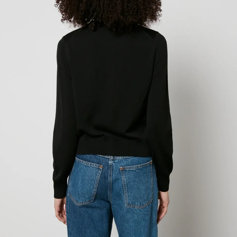 Knitwear|Maison Kitsuné Fox Head Wool Cardigan - XS