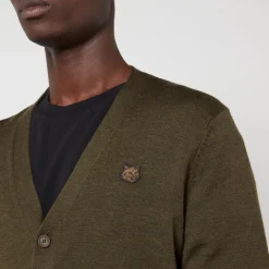 Cardigans|Knitwear|Dr. Martens Maison Kitsuné Fox Head Wool Cardigan - S