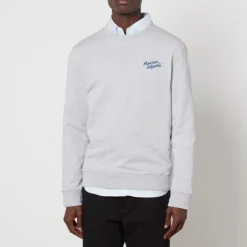 Sweatshirts|Maison Kitsuné Handwriting Cotton-Jersey Sweatshirt - S