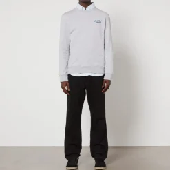 Sweatshirts|Maison Kitsuné Handwriting Cotton-Jersey Sweatshirt - S