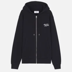 Sweatshirts|Maison Kitsuné Handwriting Comfort Cotton-Jersey Hoodie - S
