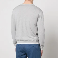 Cardigans|Knitwear|Maison Kitsuné Logo-Appliquéd Cotton Knit Cardigan - S