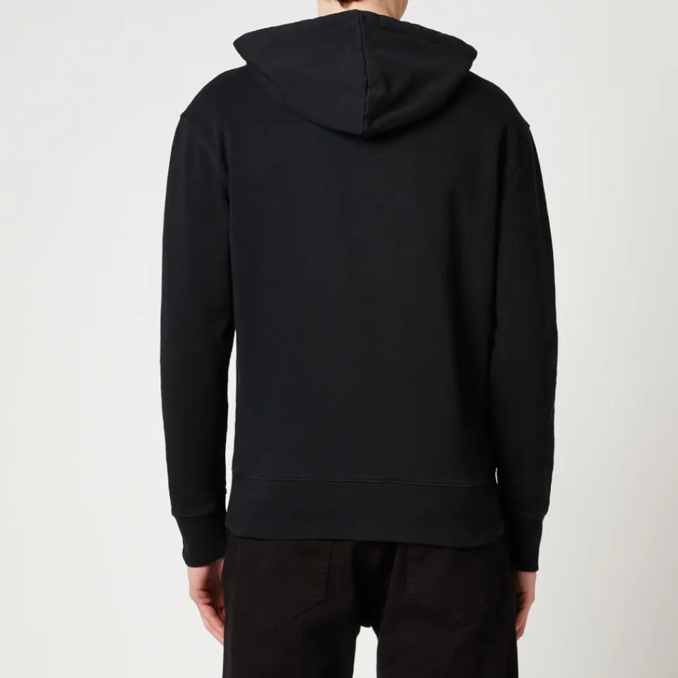 Loungewear|Sweatshirts|Maison Kitsuné Men's Chillax Fox Patch Hoodie - Black - S
