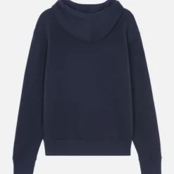 Sweatshirts|Maison Kitsuné Men's Grey Fox Head Patch Hoodie - Navy - S