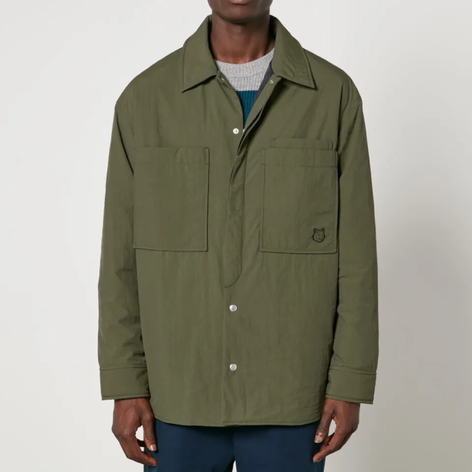 Shirts|Shirts|Dr. Martens Maison Kitsuné Nylon Fox Head Nylon Padded Overshirt - S