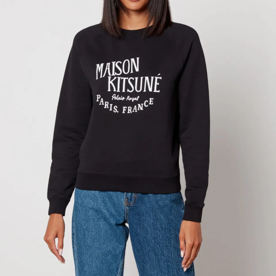 Loungewear|Sweatshirts|Maison Kitsuné Palais Royal Vintage Cotton-Jersey Sweatshirt - XS