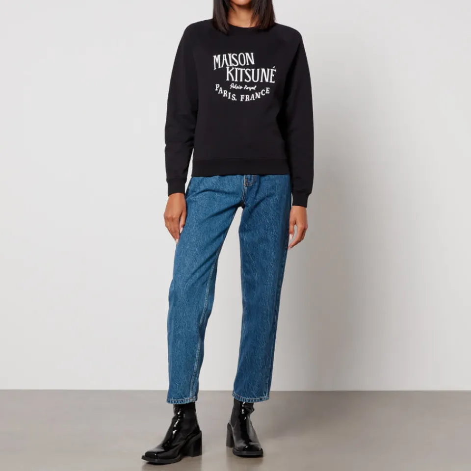 Loungewear|Sweatshirts|Maison Kitsuné Palais Royal Vintage Cotton-Jersey Sweatshirt - XS