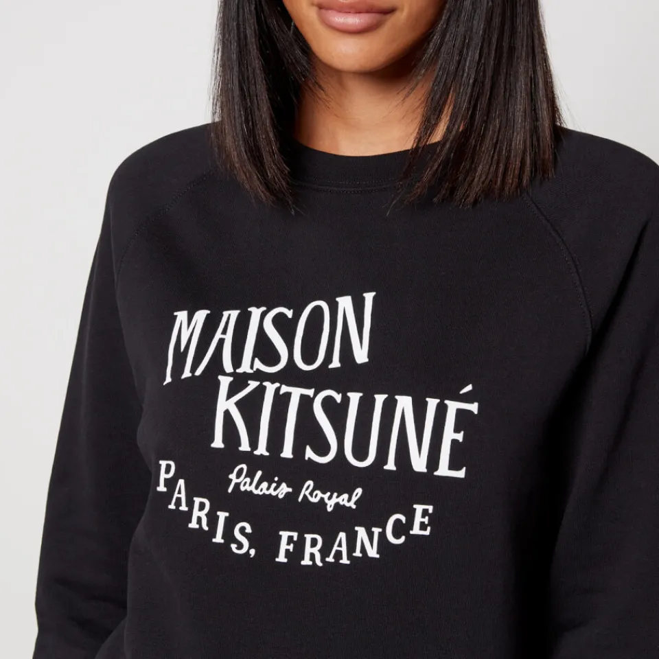 Loungewear|Sweatshirts|Maison Kitsuné Palais Royal Vintage Cotton-Jersey Sweatshirt - XS