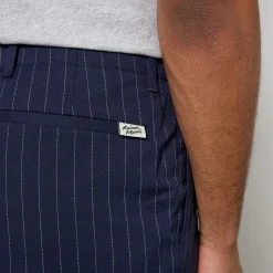 Trousers|Dr. Martens Maison Kitsuné Pinstriped Cotton and Wool-Blend Trousers - 44/L