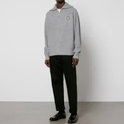 Knitwear|Maison Kitsuné Tonal Fox Head Knit Jumper - M