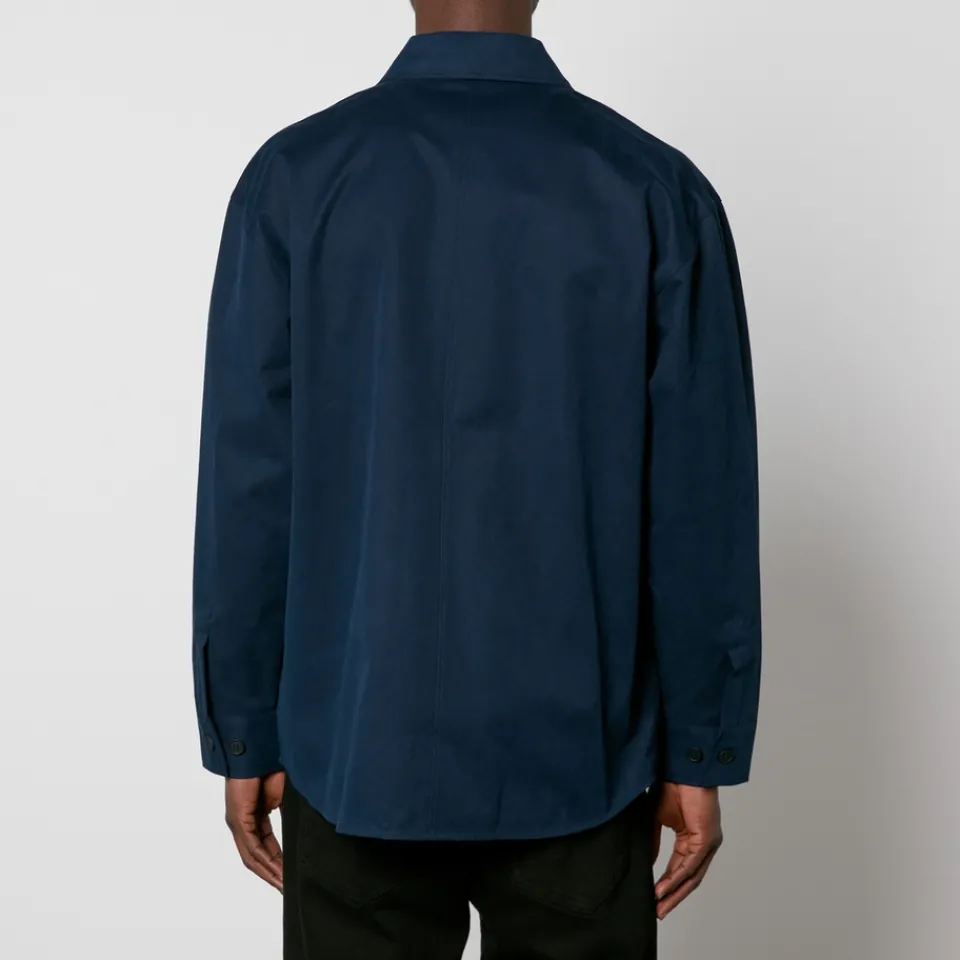 Shirts|Shirts|Dr. Martens Maison Kitsuné Tonal Fox Head Patch Cotton-Gabardine Overshirt - S