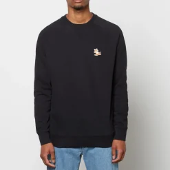 Sweatshirts|Loungewear|Maison Kitsuné Unisex Chillax Fox Patch Classic Sweatshirt - Black - S