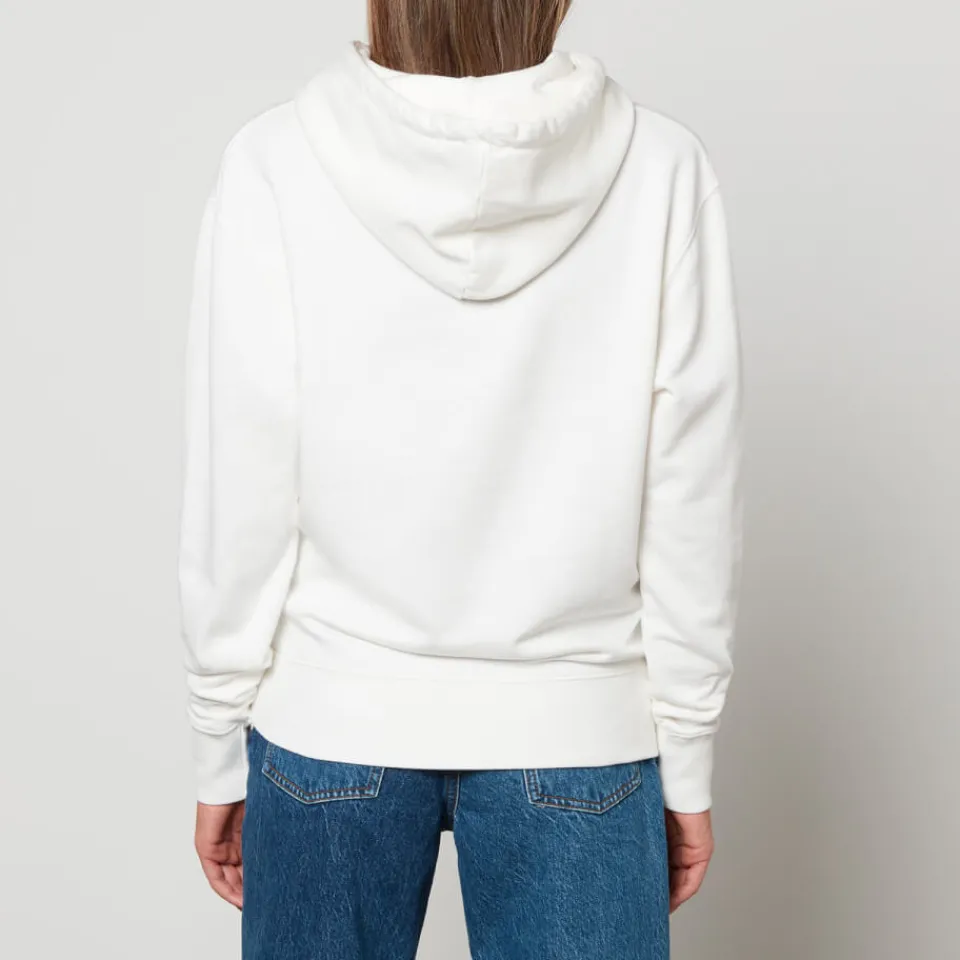 Loungewear|Sweatshirts|Dr. Martens Maison Kitsuné Women's Chillax Fox Patch Classic Hoodie - Ecru - FR 44/UK 16