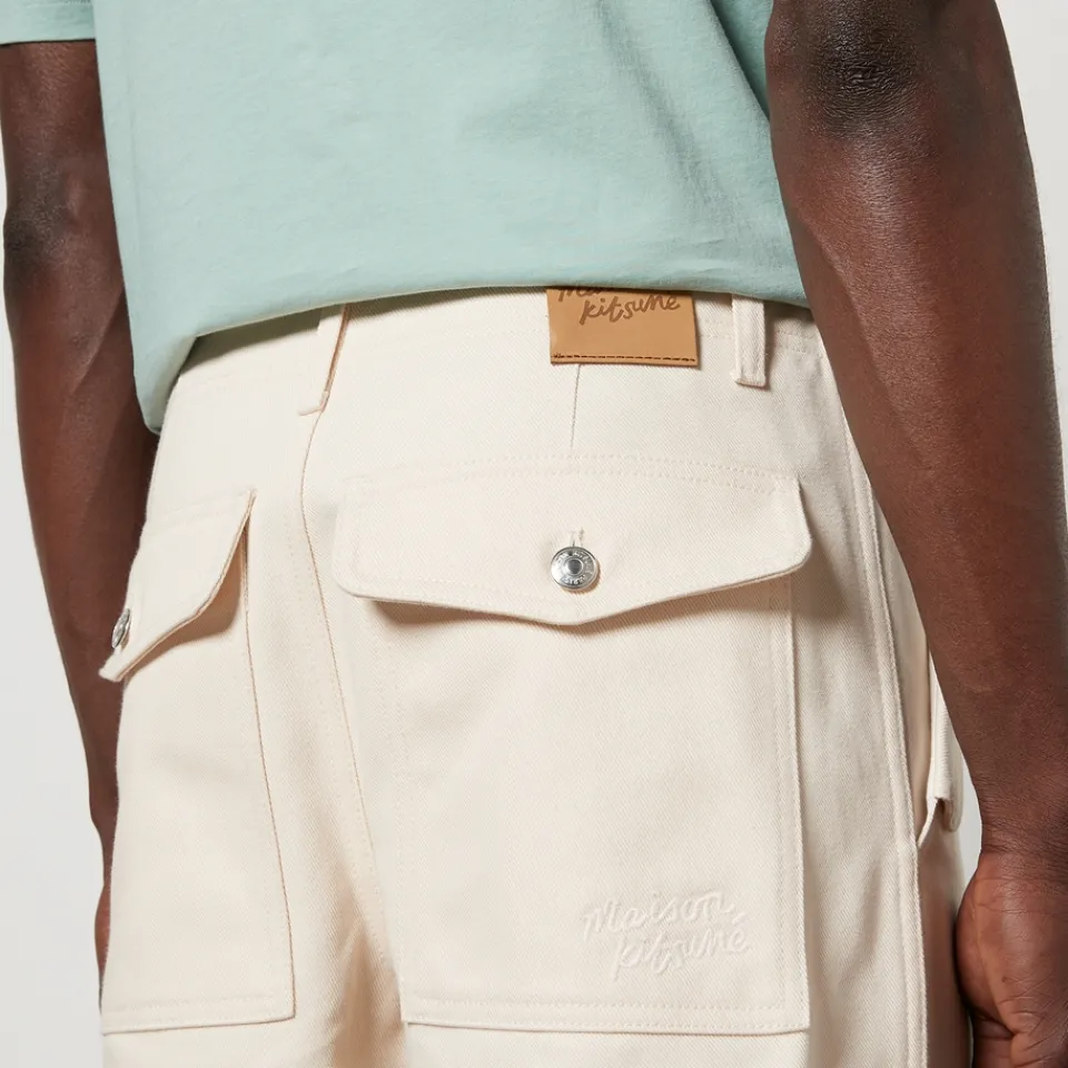 Trousers|Co-Ord Sets|Maison Kitsuné Workwear Denim Straight-Leg Trousers - W28/L32